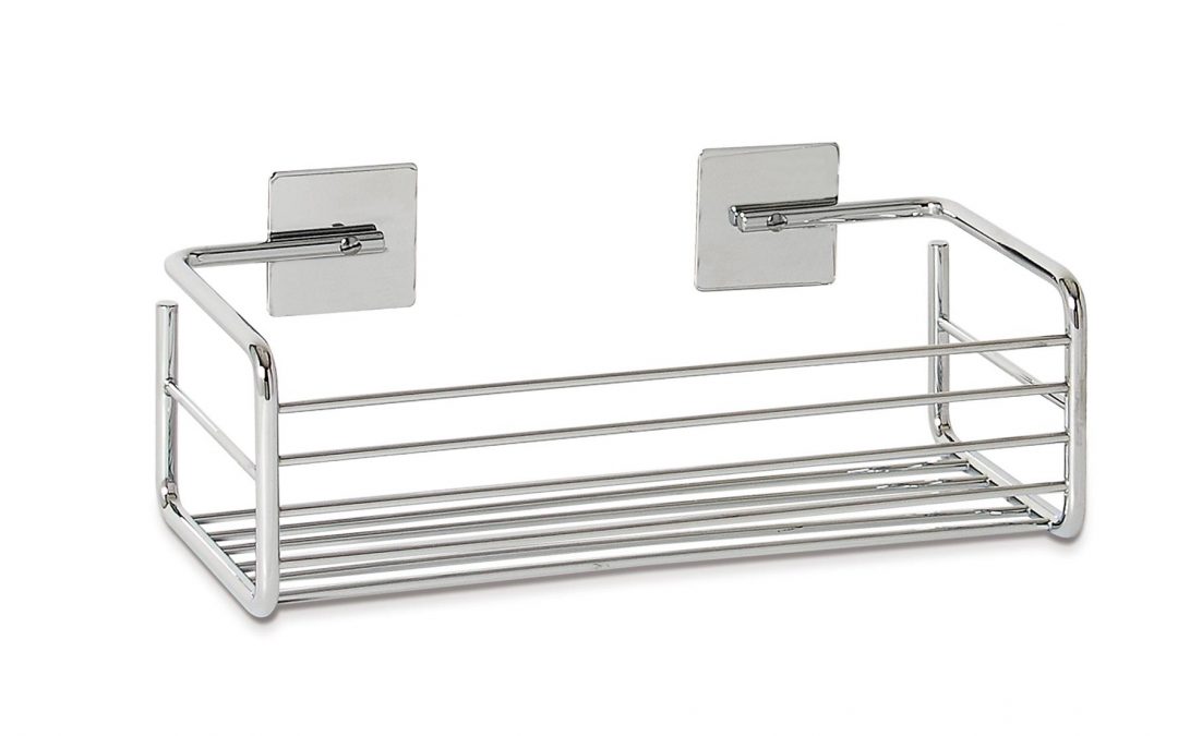 Jabonera Rectangular 30cm. Cromo Innova