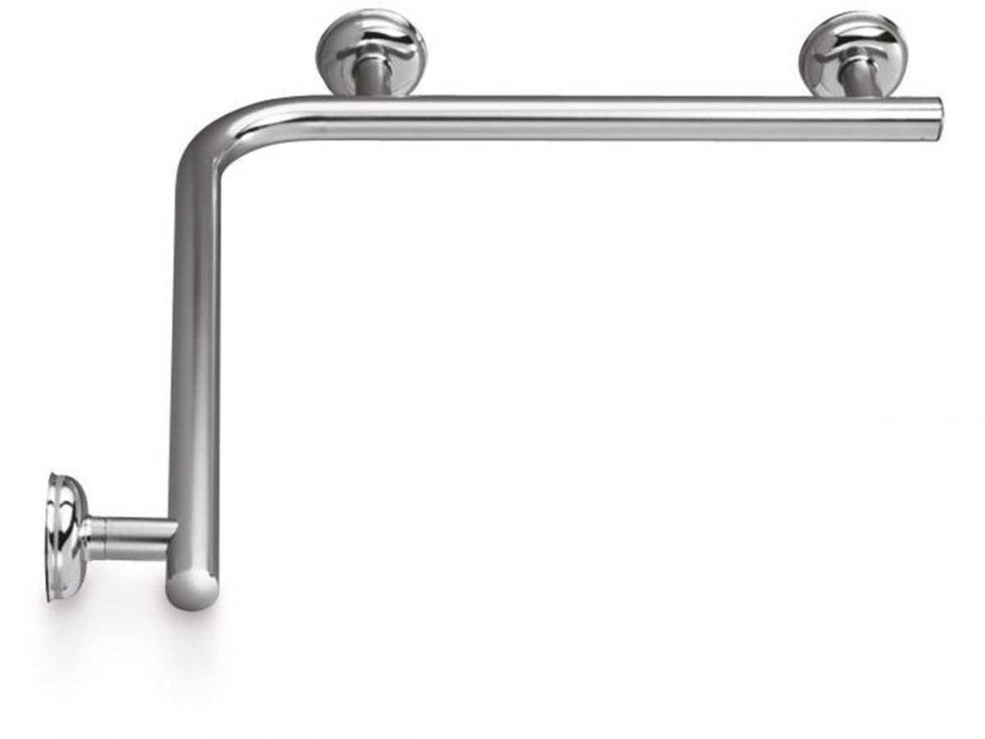 Asidero Angular 90º a dos paredes para Ducha Inox 18/10