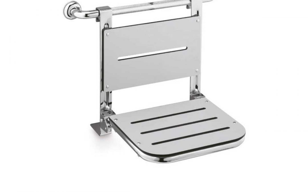 Asiento Plegable Barra Asidero. Asa Incluida Inox 18/10