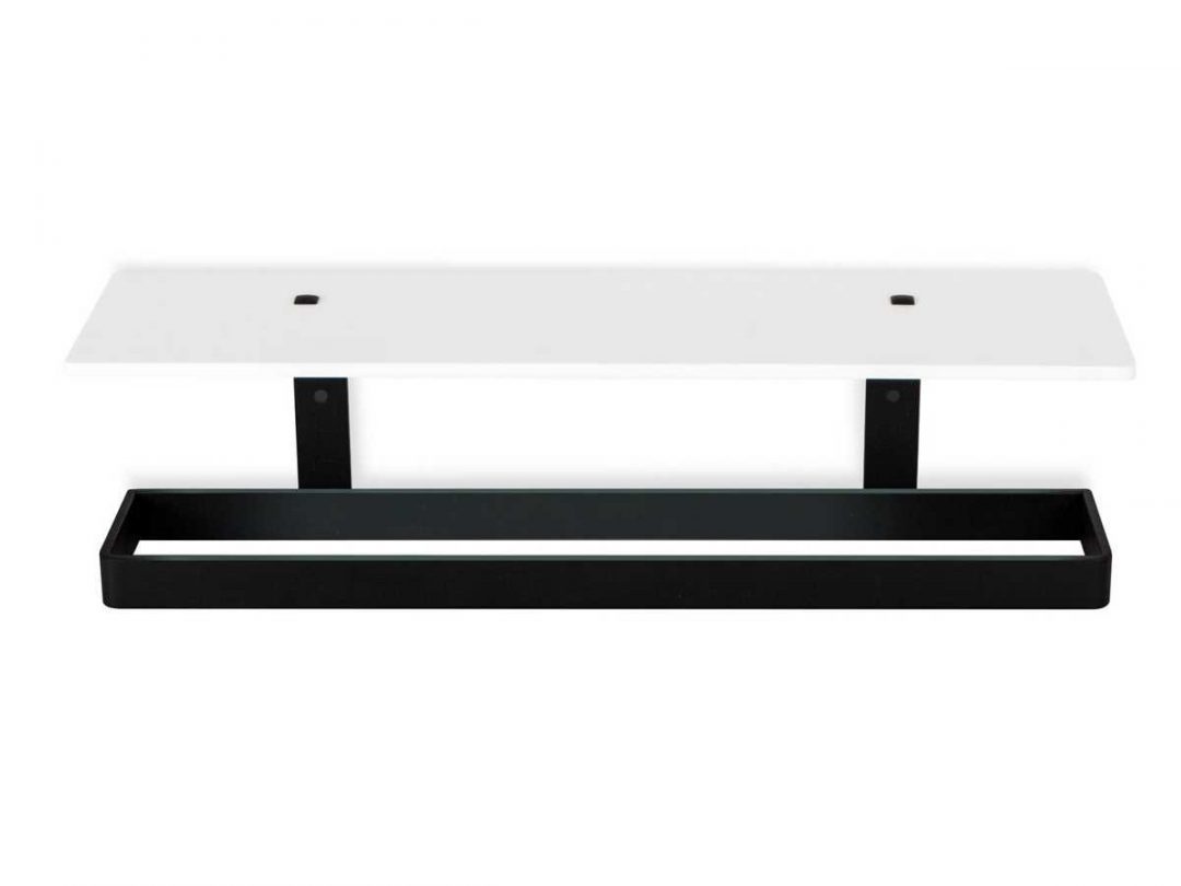 Estantería Solid Surface con Toallero Turin