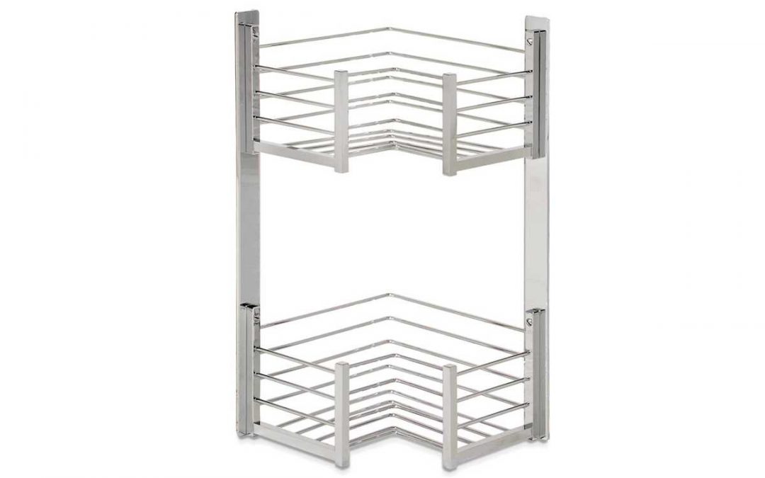 Jabonera Doble Esquina L Cromo Deluxe