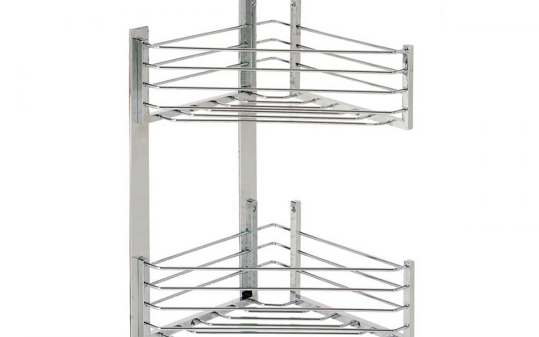 Jabonera Doble Rincón Cromo Deluxe