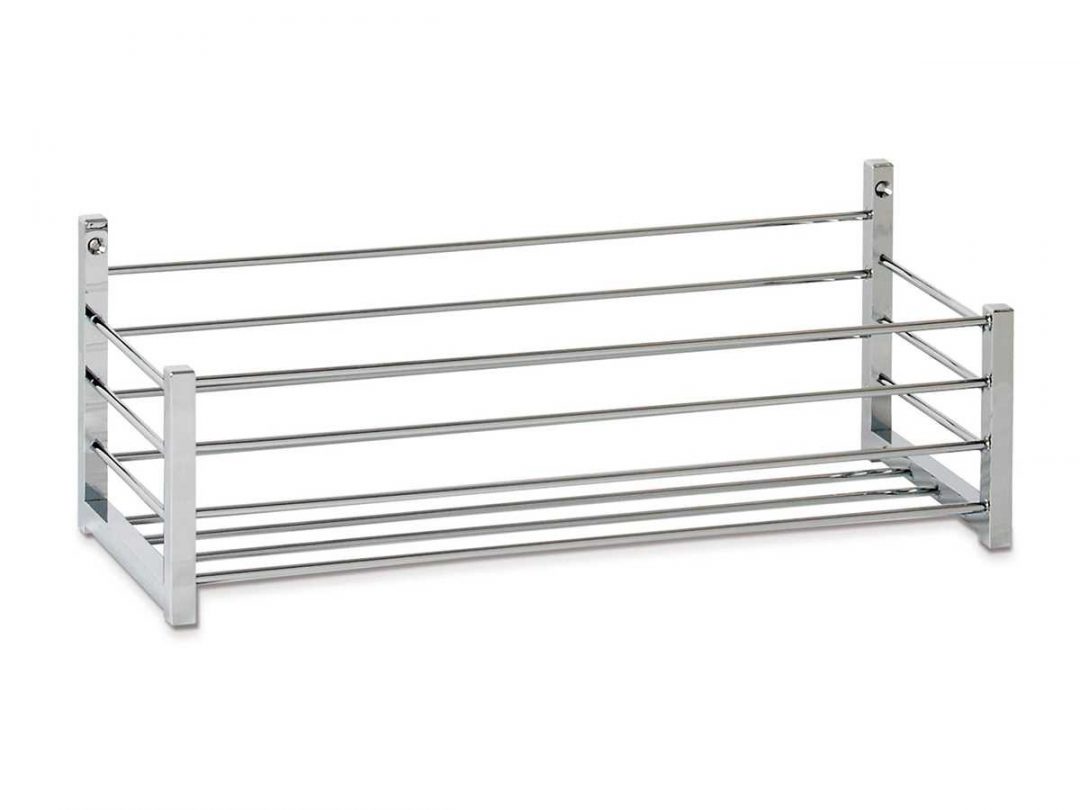 Jabonera Rectangular 35 cm. Cromo Deluxe
