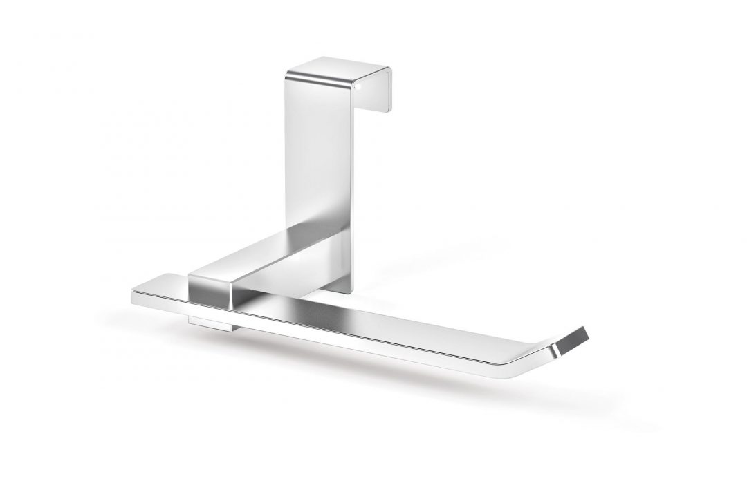 Portarollos para colgar en costado mueble de baño