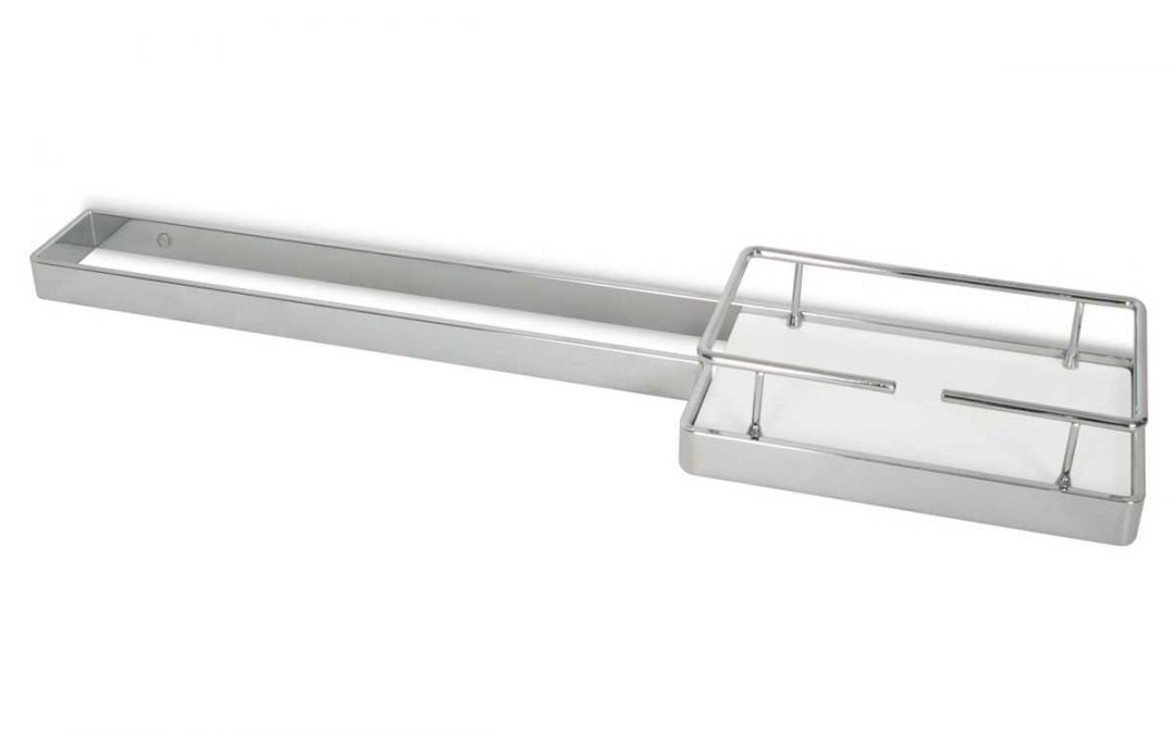 Toallero con Bandeja Solid Surface y Defensa Turin