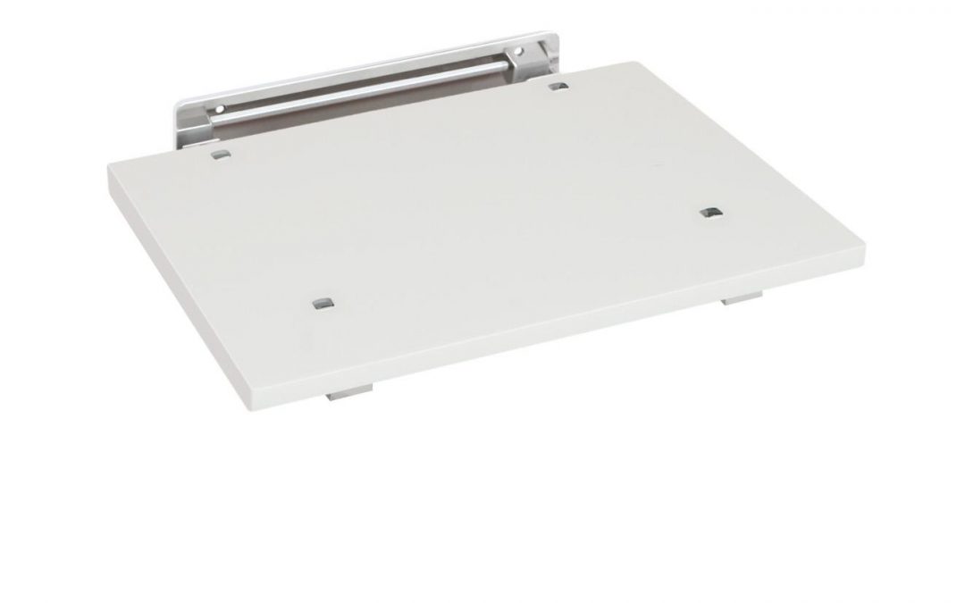 Atlantic 35 cm. Asiento de Ducha Plegable Solid Surface